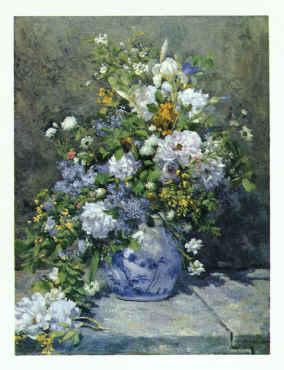 Pierre Renoir Spring Bouquet Sweden oil painting art